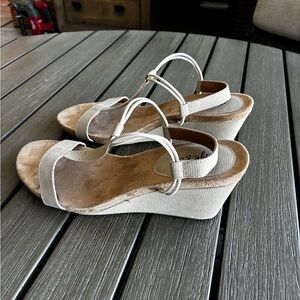 Style & Co. Cream Wedge Heels